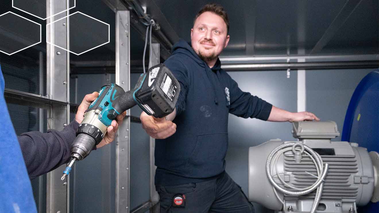 Personen beim arbeiten